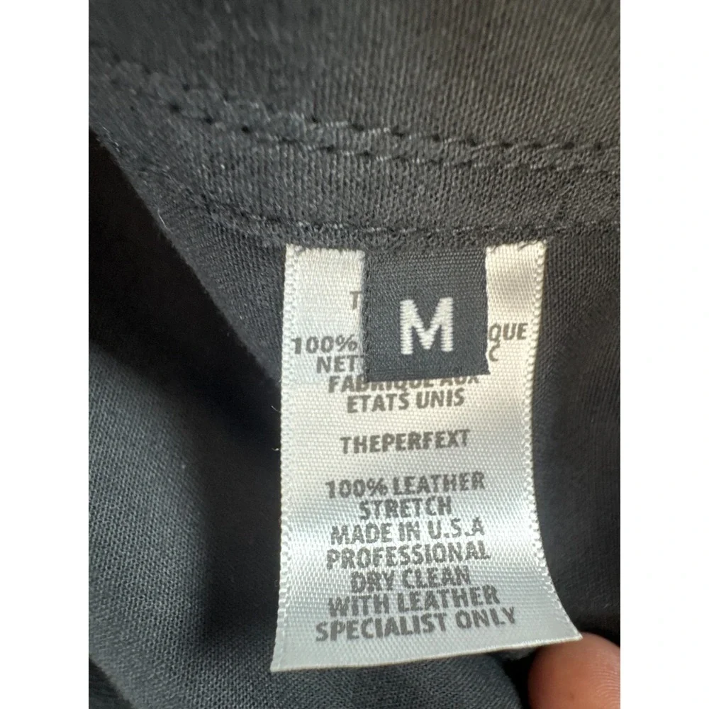 THEPERFEXT leather shirt
